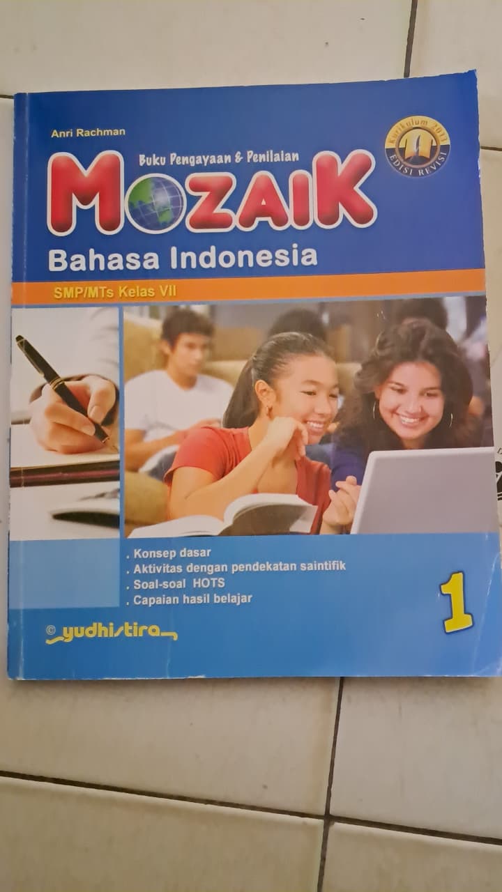 Mozaik Bahasa Indonesia 1 SMP/MTs Kelas VII